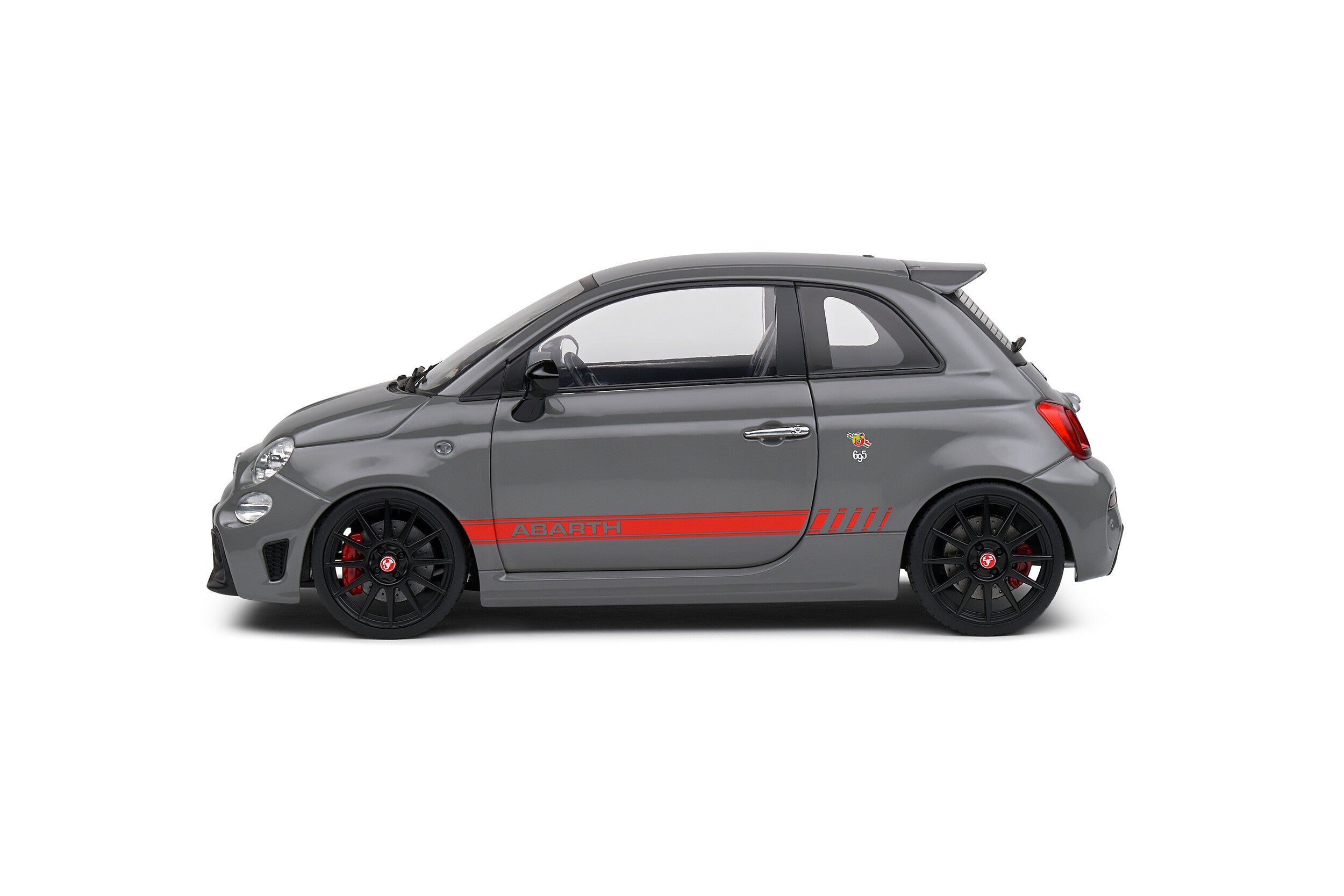 Solido 1:18 Diecast - Fiat 695 ABARTH SOLIDO XSR Edition Yamaha , Grey - S1811302