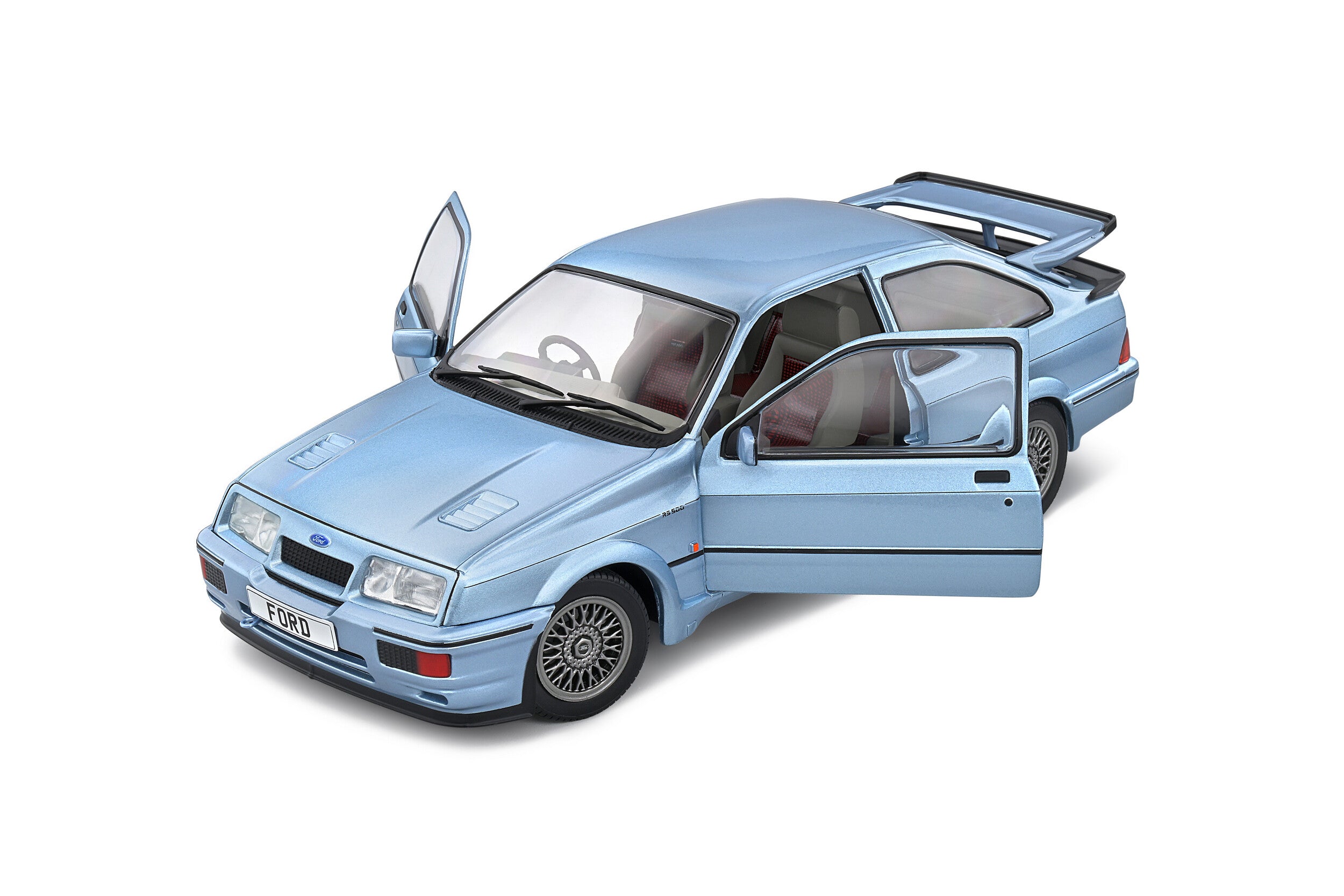 SOLIDO 1:18 Scale Diecast Model Car, Ford Sierra Cosworth RS500 Moonstone Blue