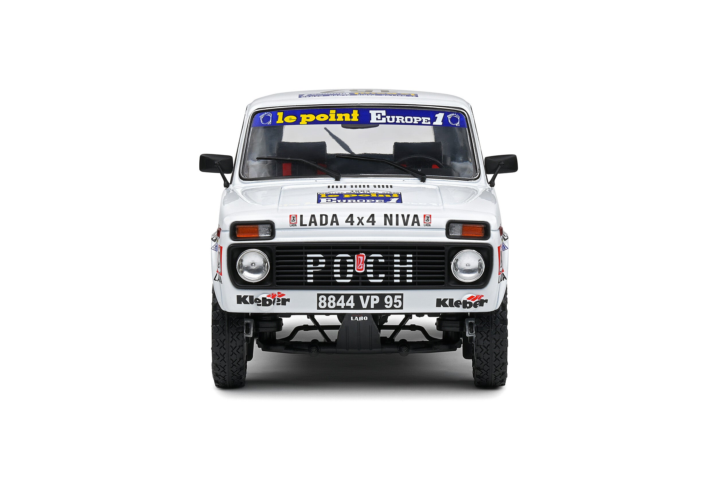 SOLIDO 1:18 Scale Diecast Model, Lada Niva 1983 Paris Dakar No.157 - 1807303