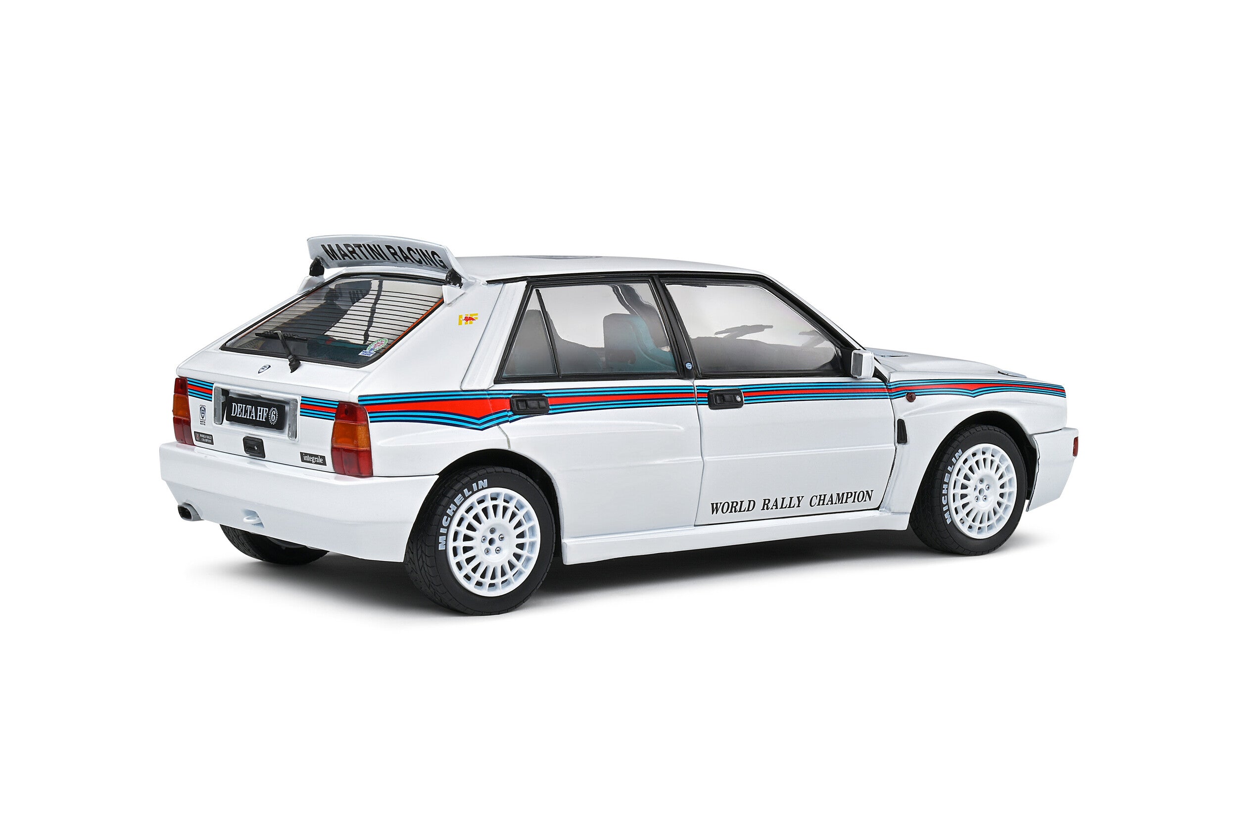 SOLIDO 1:18 Scale Diecast Model Car, Lancia Delta HF Integrale Evo 1 Martini 6