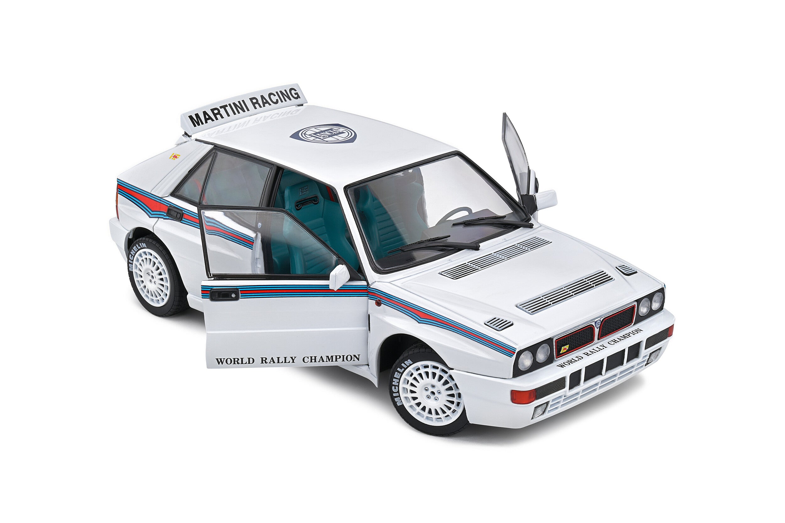 SOLIDO 1:18 Scale Diecast Model Car, Lancia Delta HF Integrale Evo 1 Martini 6