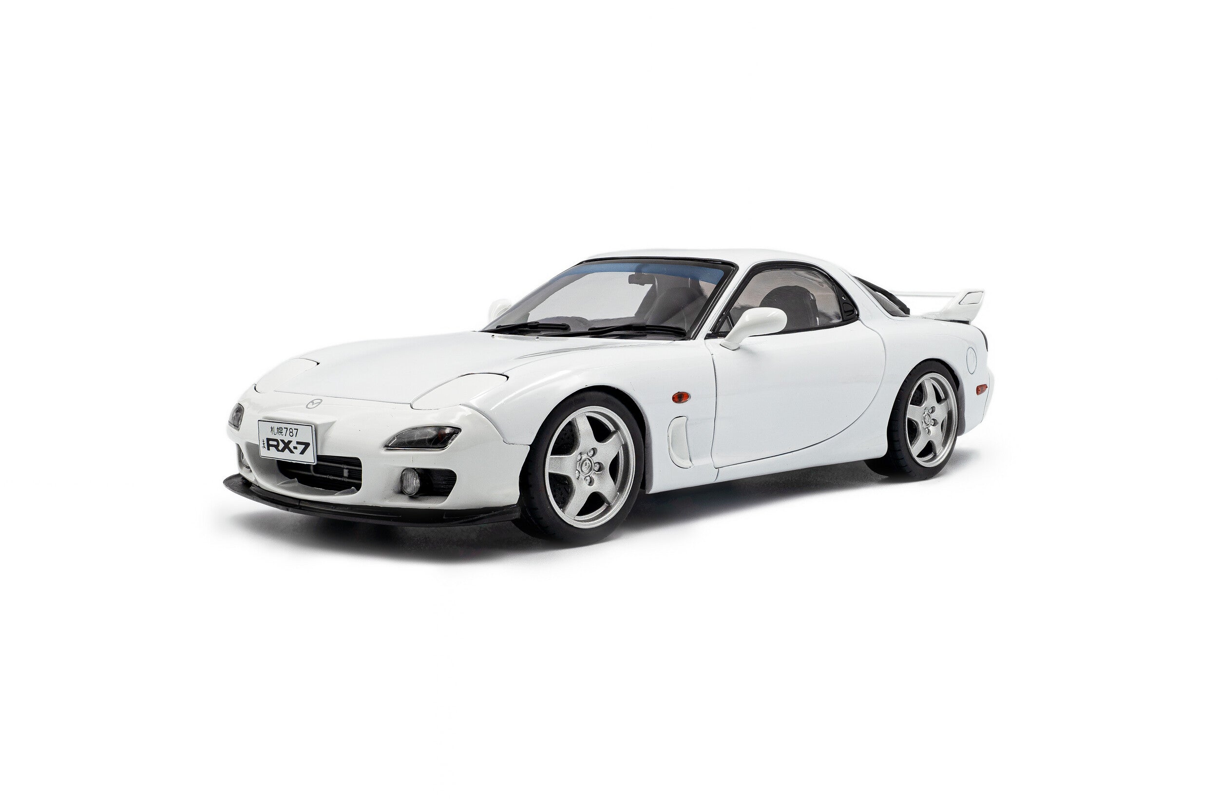 SOLIDO 1:18 Scale Diecast - 1999 Mazda RX7 FD3RS, Pure White - S1810607