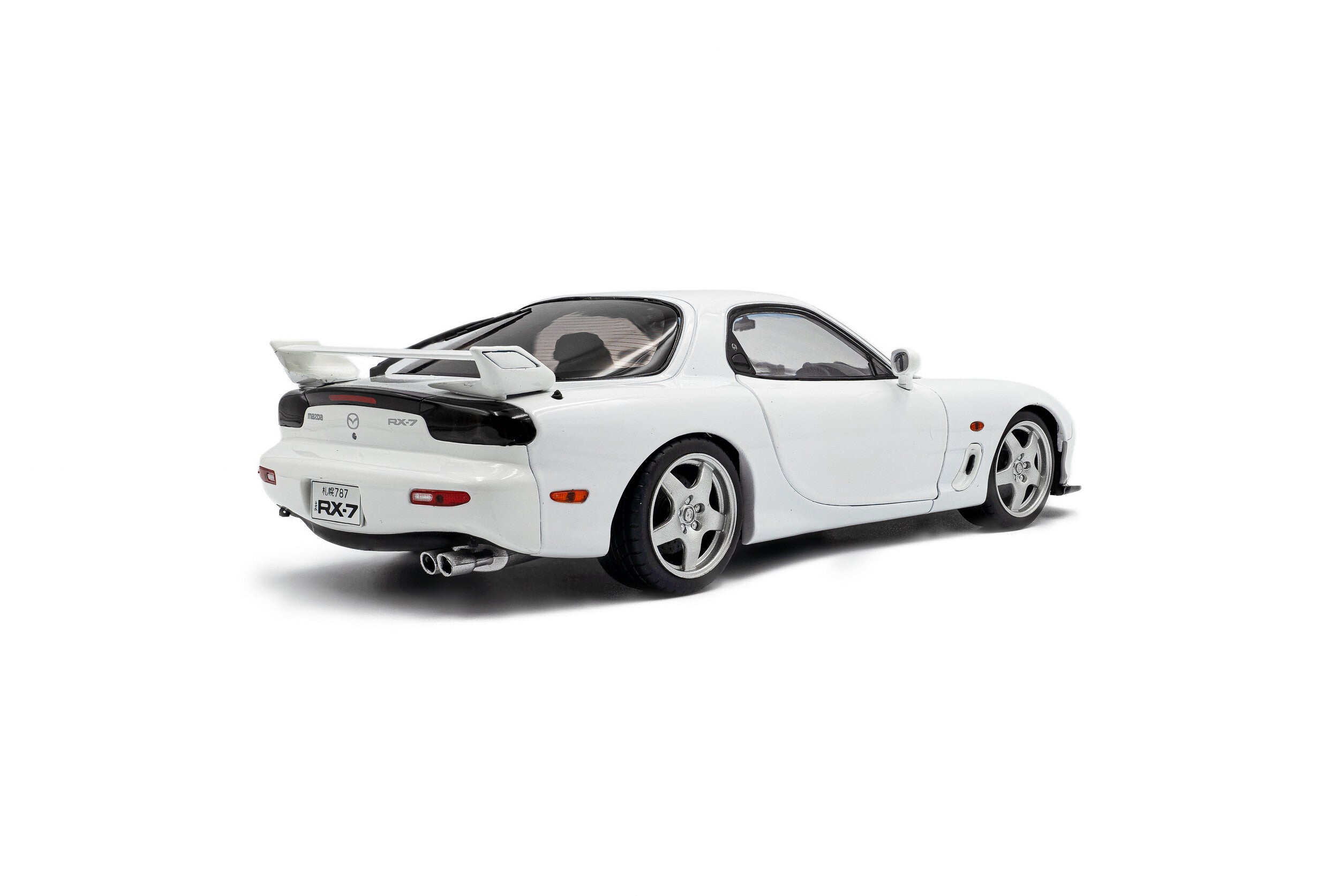SOLIDO 1:18 Scale Diecast - 1999 Mazda RX7 FD3RS, Pure White - S1810607
