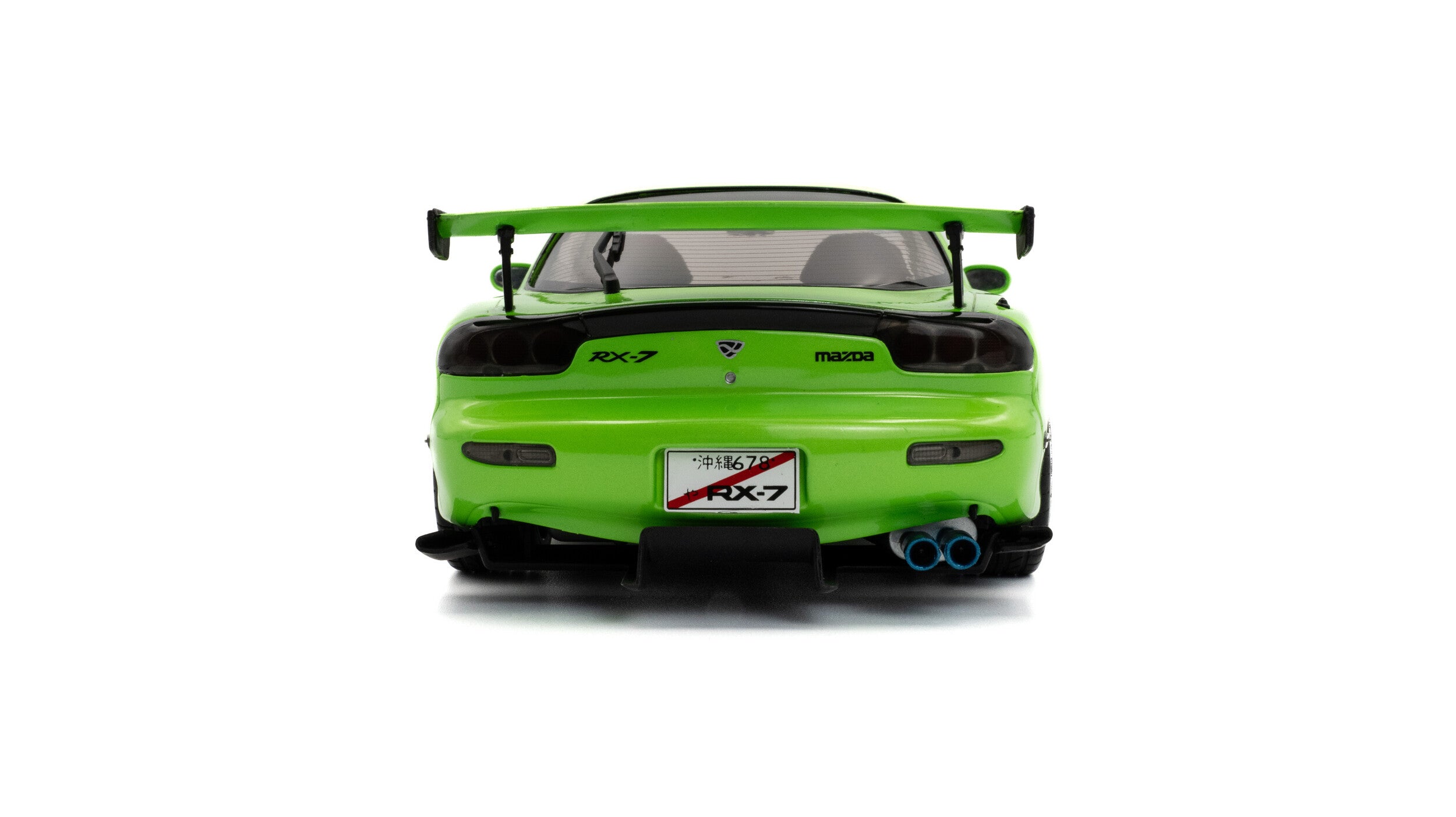 SOLIDO 1:18 Scale - 1999 Mazda RX7 FD3RS, Solido Works, Neon Green - S1810606