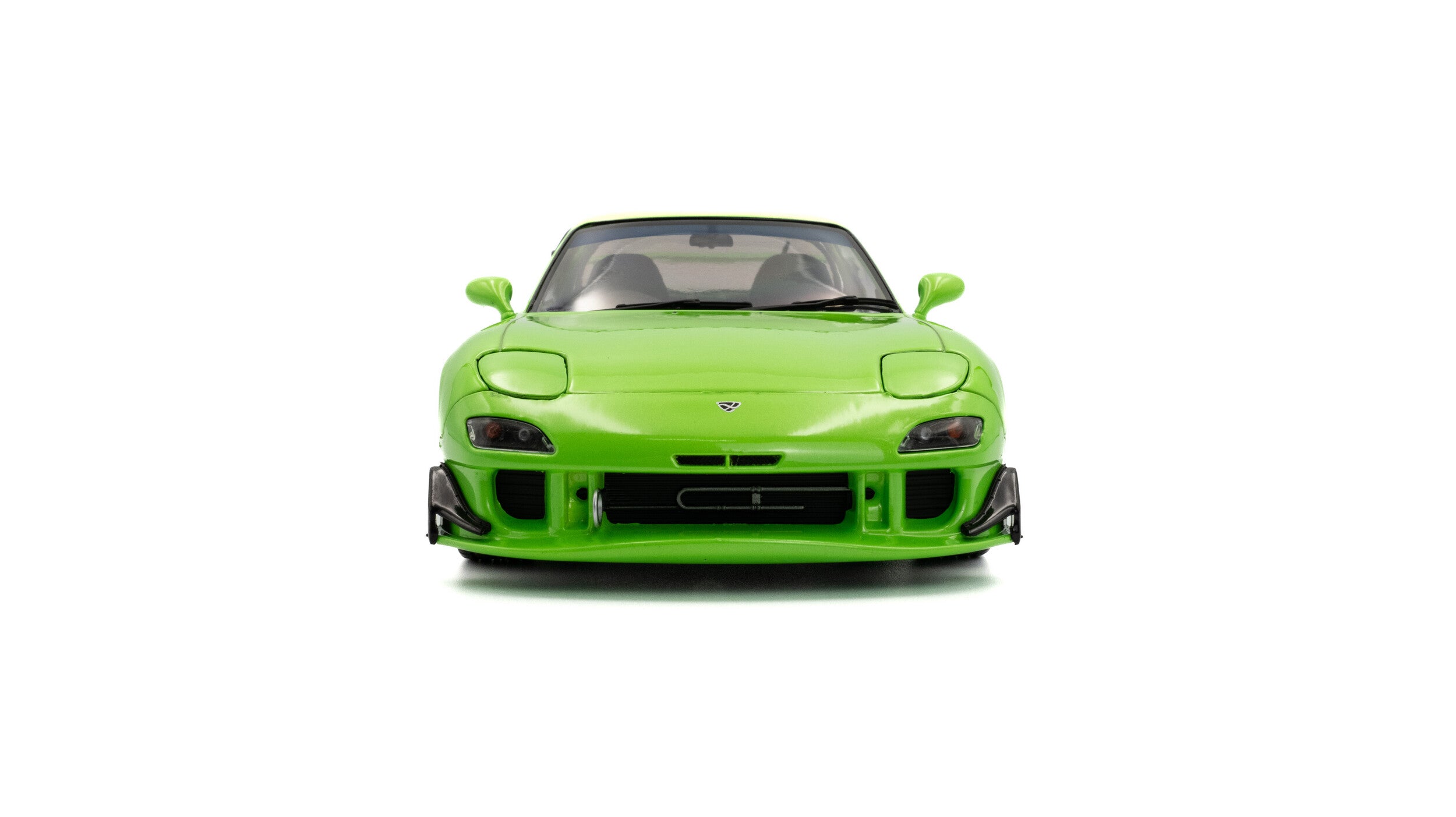 SOLIDO 1:18 Scale - 1999 Mazda RX7 FD3RS, Solido Works, Neon Green - S1810606