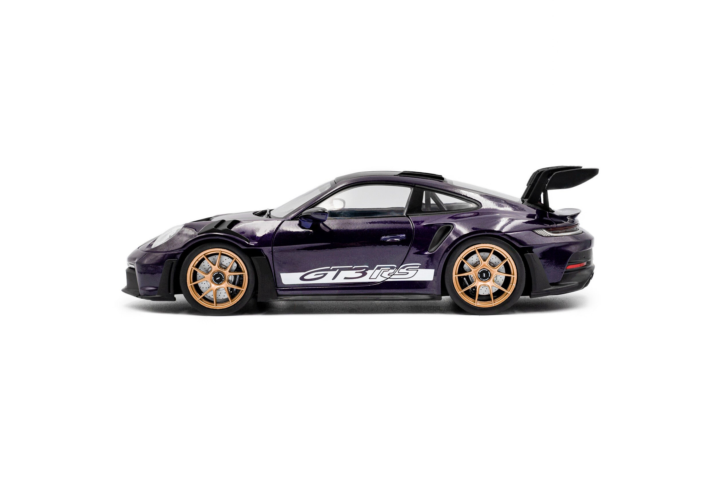 SOLIDO 1:18 Scale Diecast Model, 2024 PORSCHE 911 GT3RS WEISSACH PACKAGE, VIOLA PURPLE METALLIC - S1812103