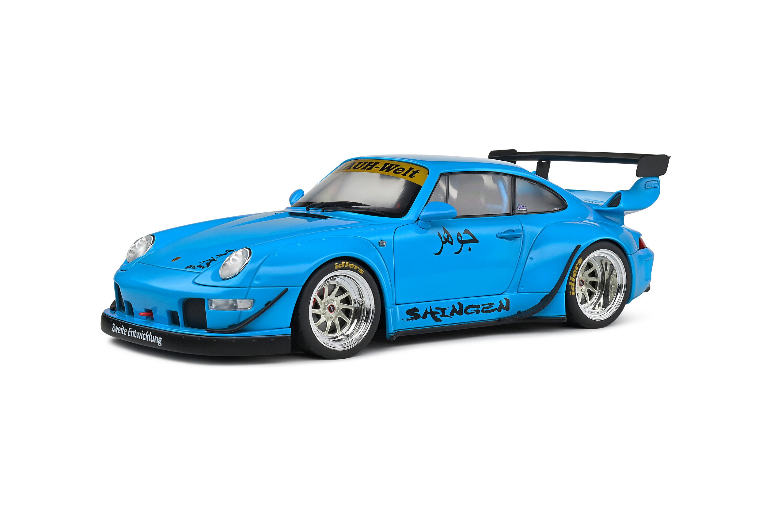 SOLIDO 1:18 Scale Diecast Model, Porsche 911 (964) RWB BODYKIT SHINGEN – 2018 , Blue