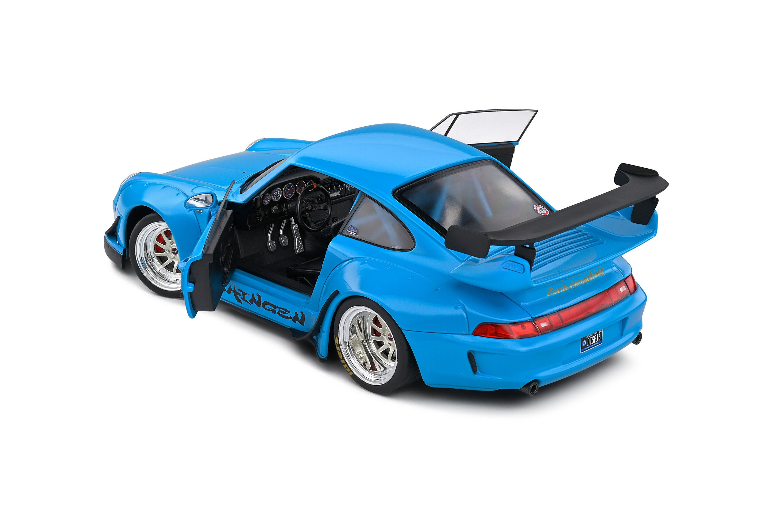 SOLIDO 1:18 Scale Diecast Model, Porsche 911 (964) RWB BODYKIT SHINGEN – 2018 , Blue