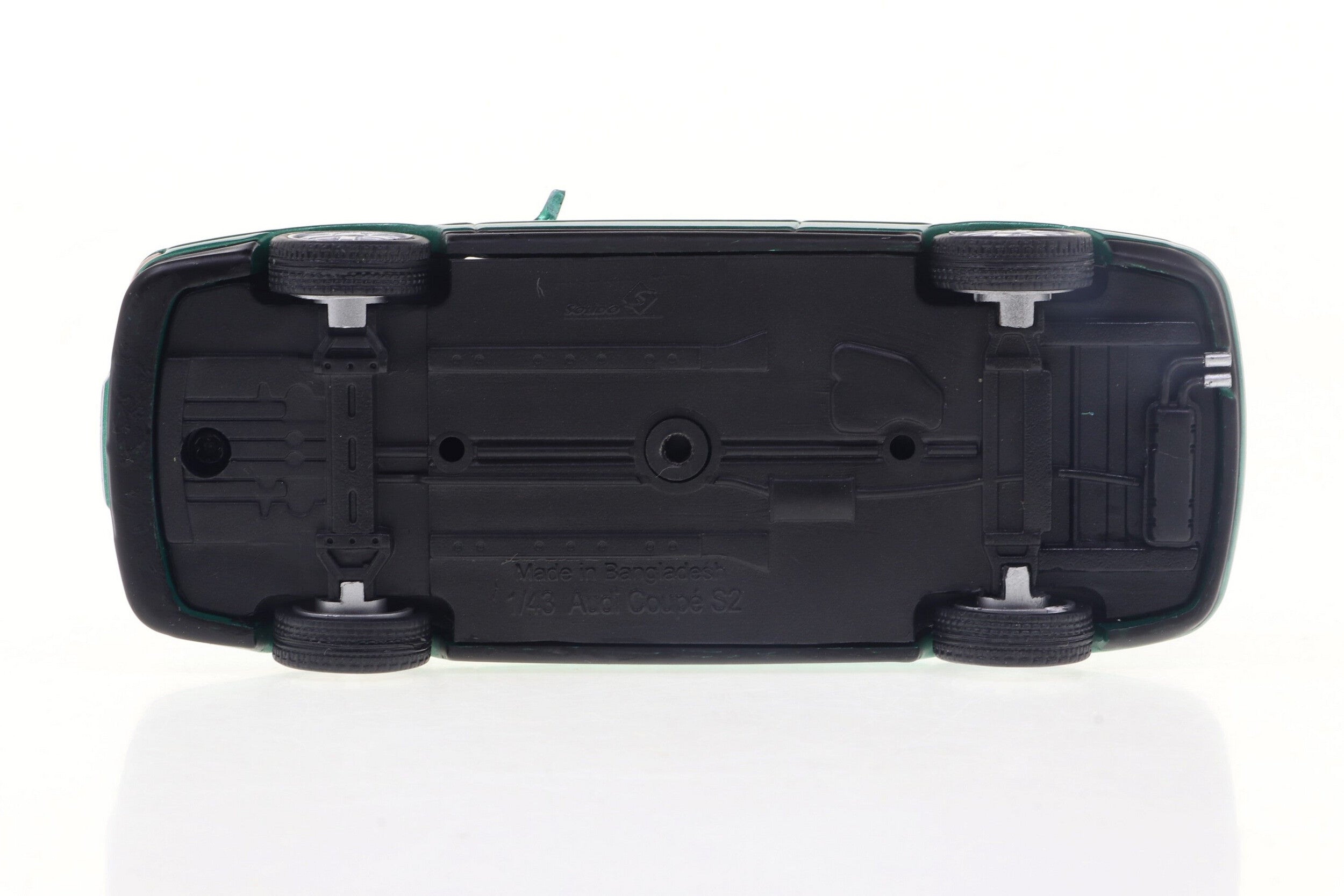 SOLIDO 1:43 Diecast Model, 1994 Audi Coupe S2, Cricket Green - S4312209