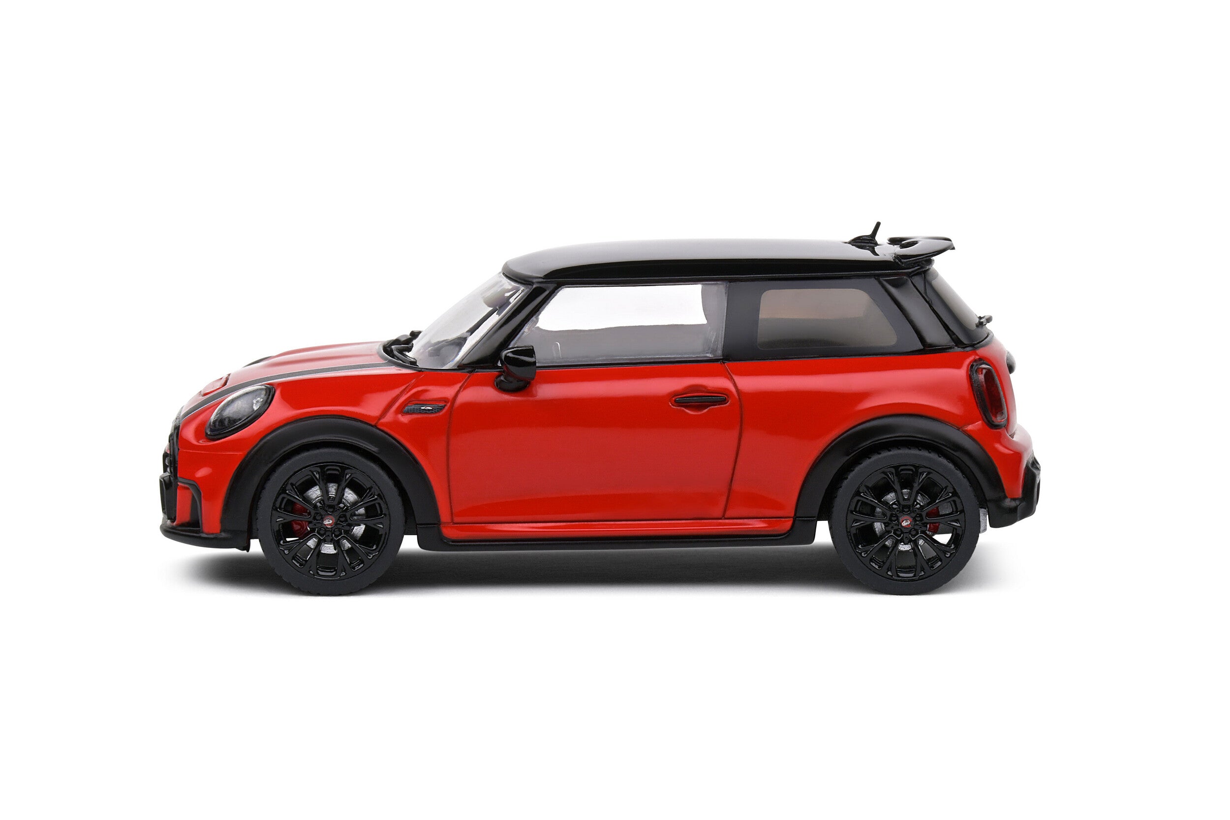 SOLIDO 1:43 Scale Diecast, 2023 Mini Cooper JCW (F56) in Chilli Red - S4315001