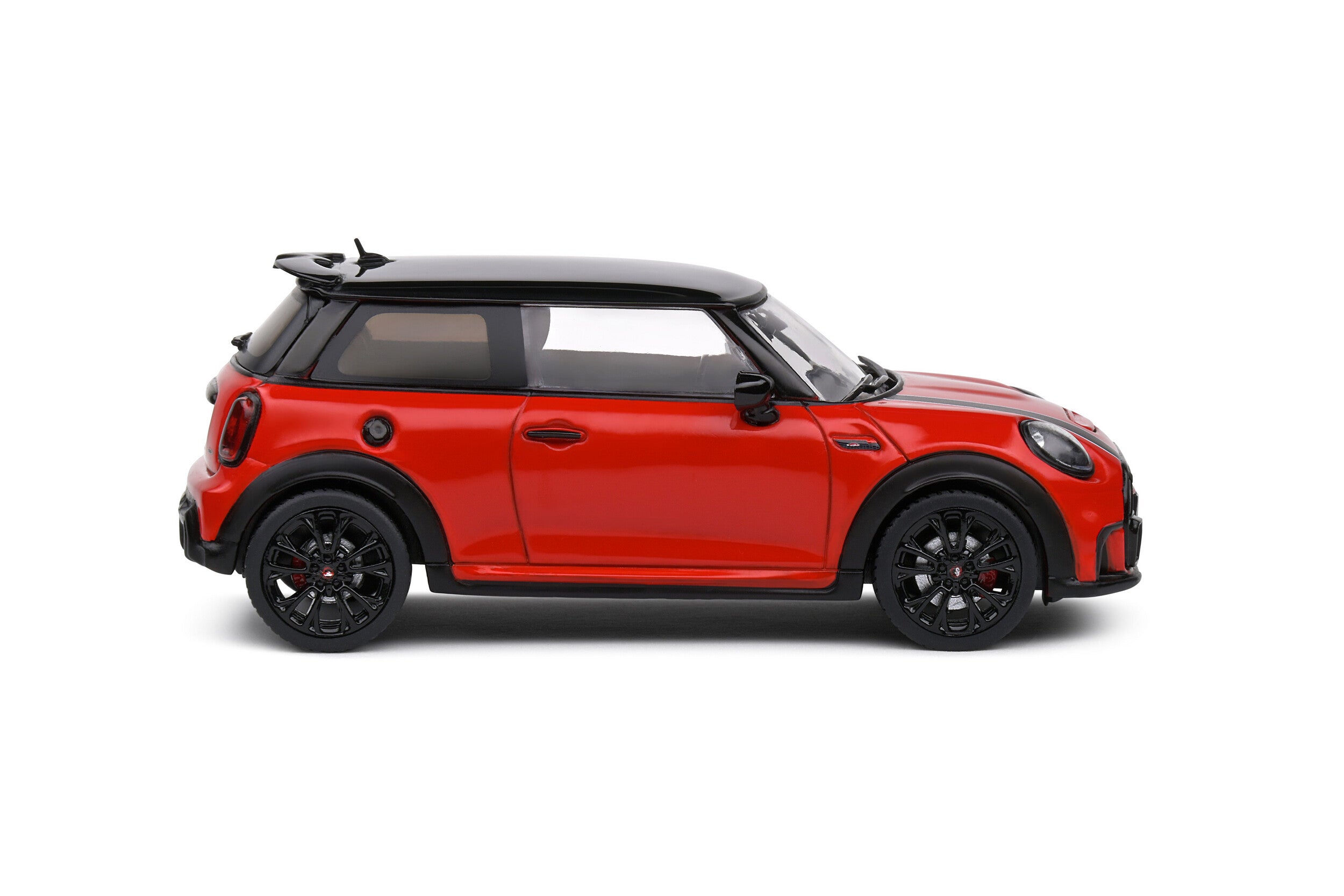 SOLIDO 1:43 Scale Diecast, 2023 Mini Cooper JCW (F56) in Chilli Red - S4315001