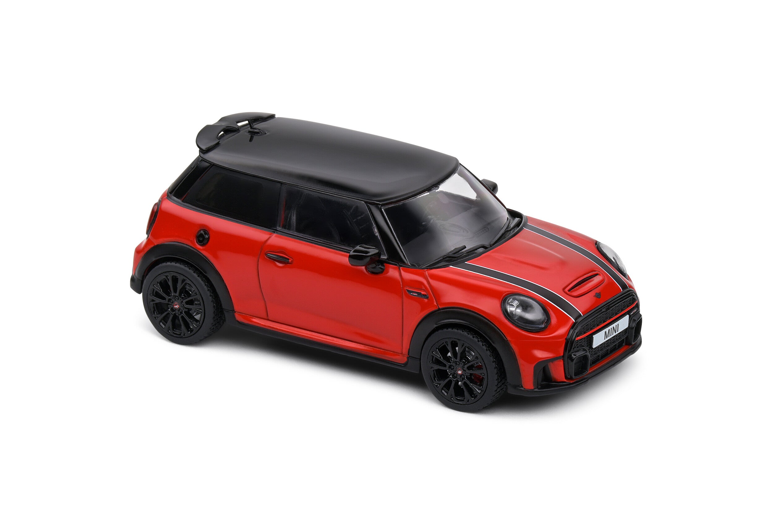 SOLIDO 1:43 Scale Diecast, 2023 Mini Cooper JCW (F56) in Chilli Red - S4315001