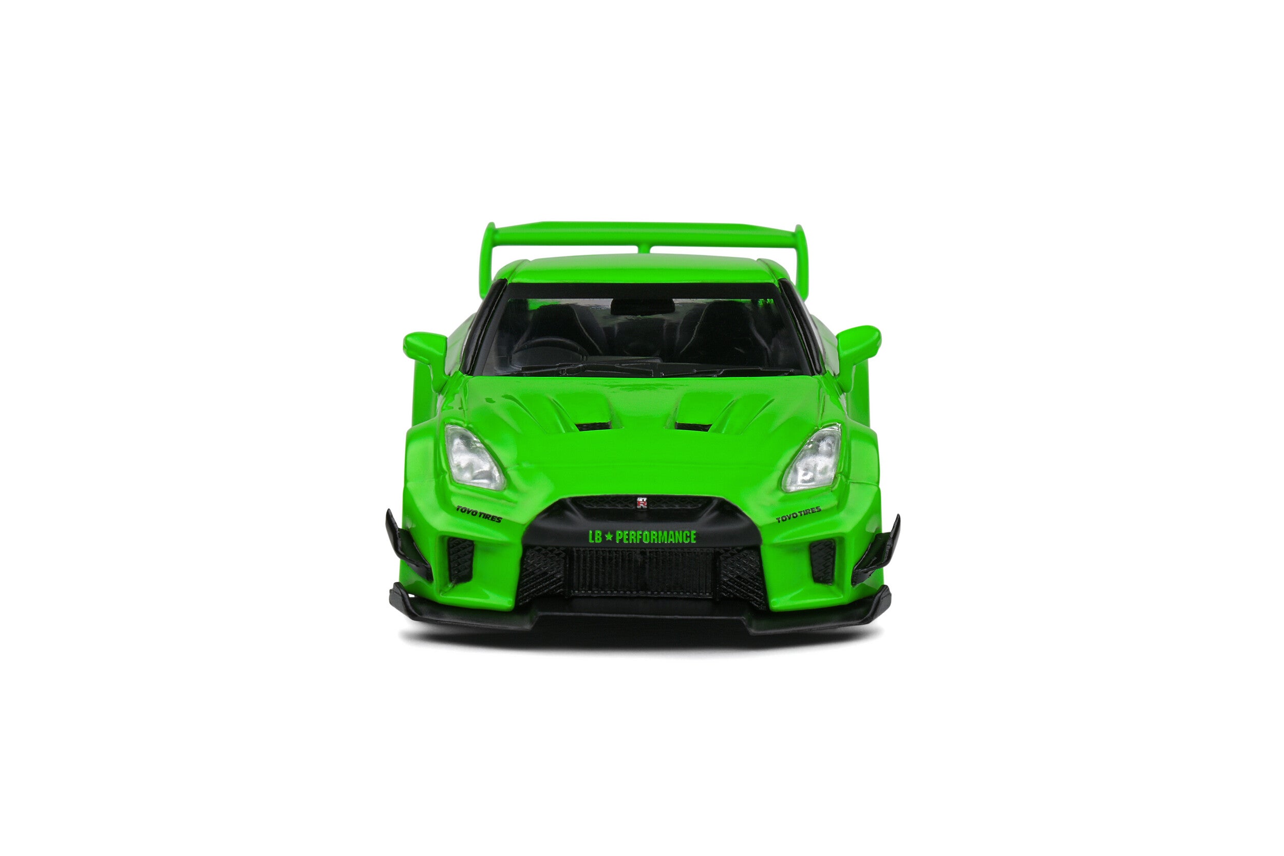 SOLIDO 1:43 Diecast, 2020 Nissan GT-R (R35) LB Work Silhouette - Acid Green - S4311207