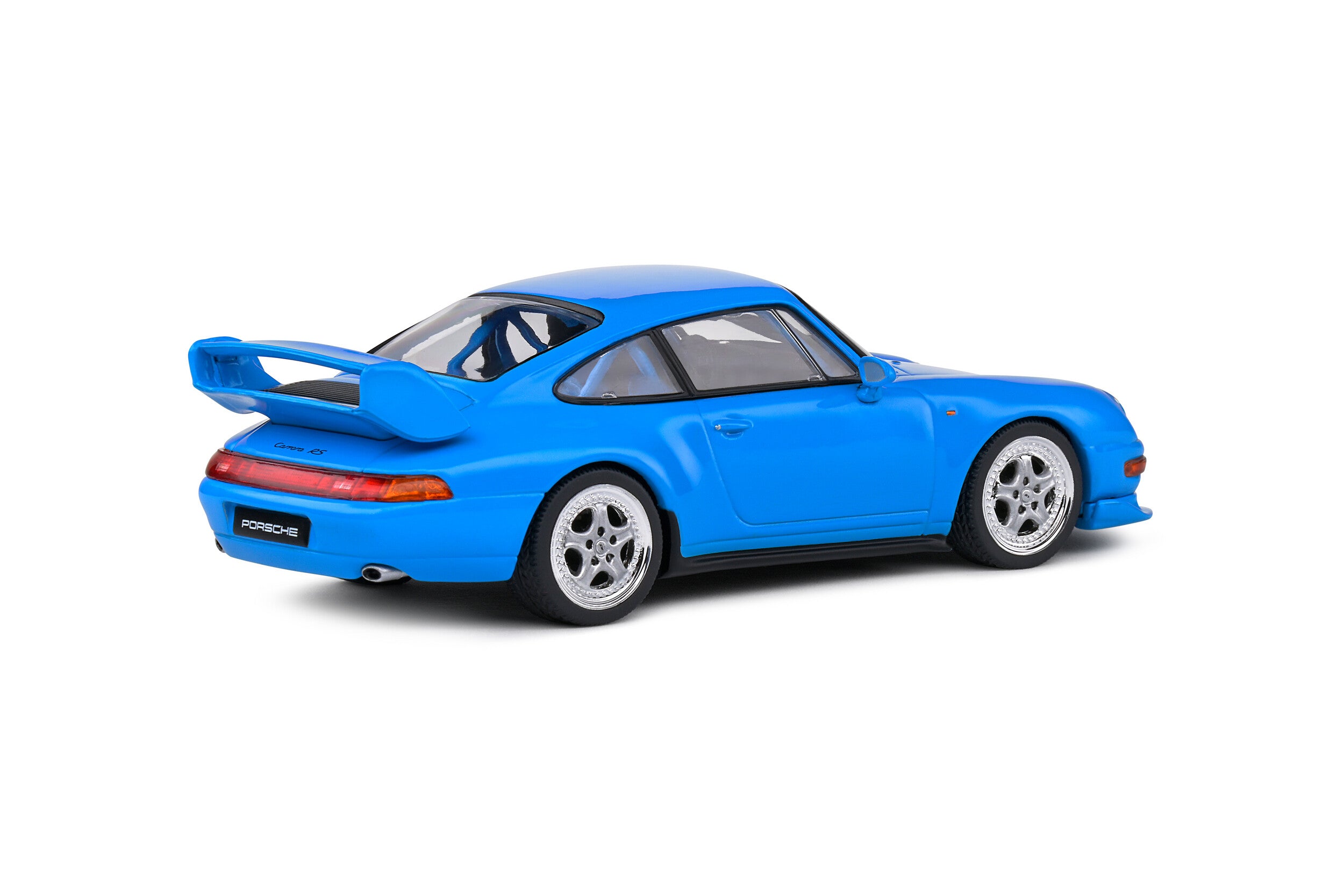 SOLIDO 1:43 Diecast, Porsche 911 (993) Carerra RS Clubsport, Riviera Blue - S4313801