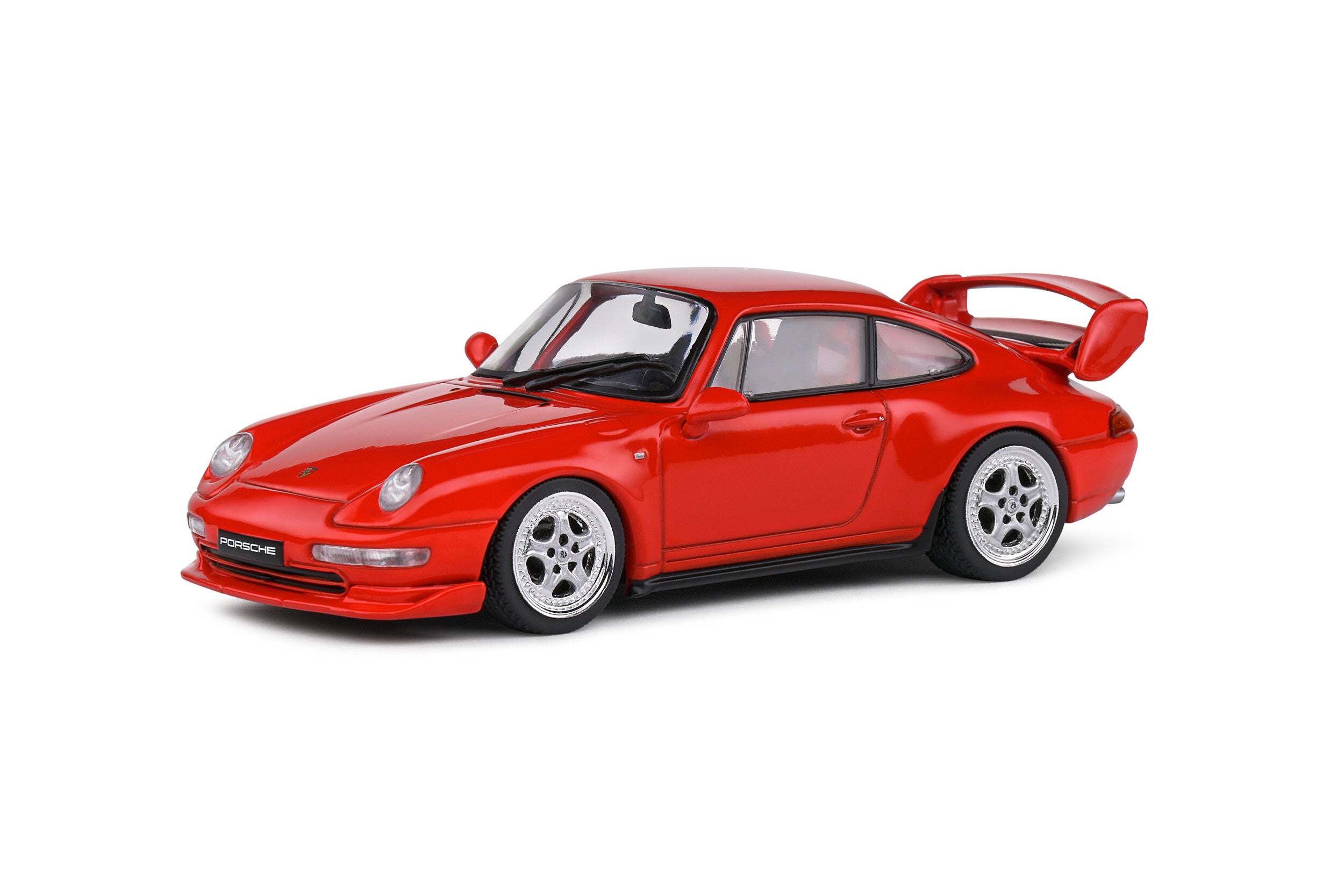 SOLIDO 1:43 Diecast, Porsche 911 (993) Carerra RS Clubsport, Guards Red - S4313802