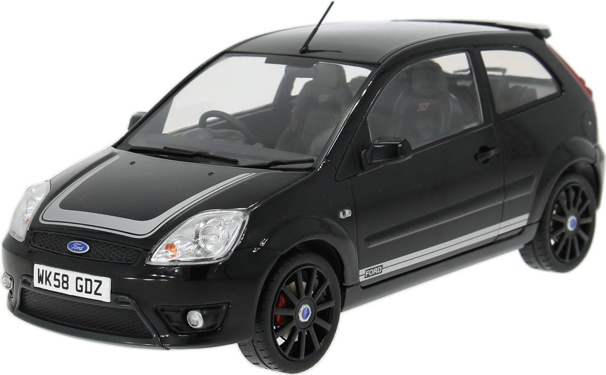 MCG 1:18 Scale Diecast - 2007 Ford Fiesta ST 500 Mk6, Black - UK RHD Exclusive - MCG181098