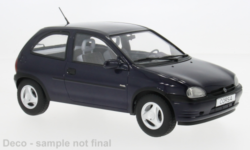 MCG 1:18 Scale Diecast - 1993 Opel Corsa B Atlanta , Blue - MCG18905