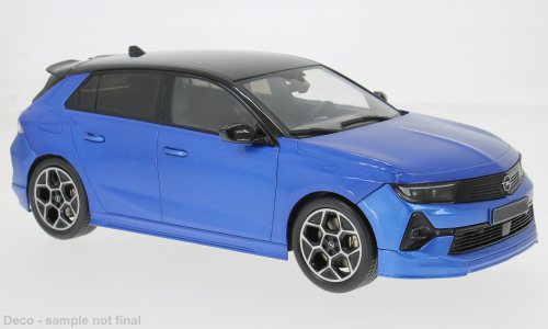 MCG 1:18 Scale Diecast - 2023 Opel Astra L, Blue - MCG18511