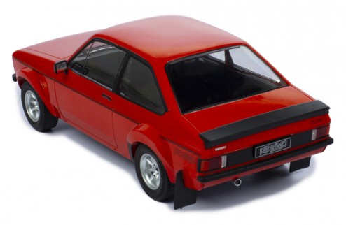 IXO 1:18 1977 FORD ESCORT MK2 RS 2000 , Red, Box Arches, Mudflaps