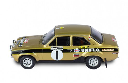 IXO 1:18 FORD ESCORT MK1 RS1600 #1 OLD GOLD WINNER WELSH RALLY 1972 ROGER CLARK