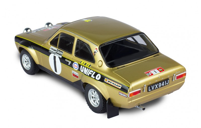 IXO 1:18 FORD ESCORT MK1 RS1600 #1 OLD GOLD WINNER WELSH RALLY 1972 ROGER CLARK