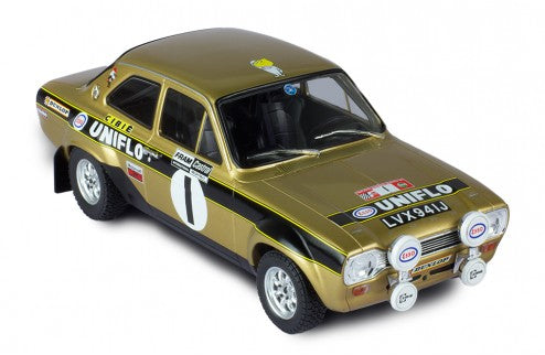 IXO 1:18 FORD ESCORT MK1 RS1600 #1 OLD GOLD WINNER WELSH RALLY 1972 ROGER CLARK