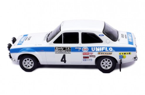 IXO 1:18 FORD ESCORT MK1 RS1600 #4 WINNER RAC RALLY 1972 ROGER CLARK/TONY MASON