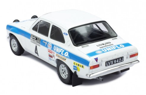 IXO 1:18 FORD ESCORT MK1 RS1600 #4 WINNER RAC RALLY 1972 ROGER CLARK/TONY MASON