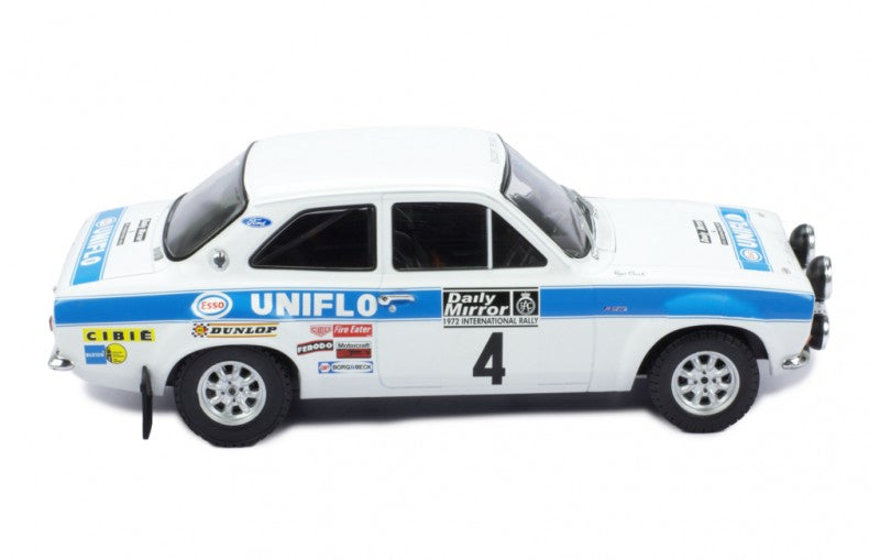 IXO 1:18 FORD ESCORT MK1 RS1600 #4 WINNER RAC RALLY 1972 ROGER CLARK/TONY MASON