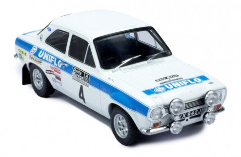 IXO 1:18 FORD ESCORT MK1 RS1600 #4 WINNER RAC RALLY 1972 ROGER CLARK/TONY MASON