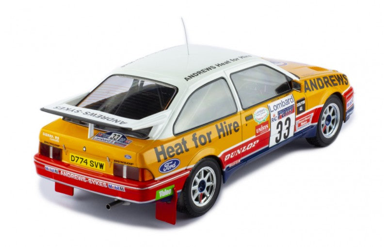 IXO 1:18 Scale Diecast Ford Sierra Cosworth 1989 RAC Rally - #33 Brookes Andrews