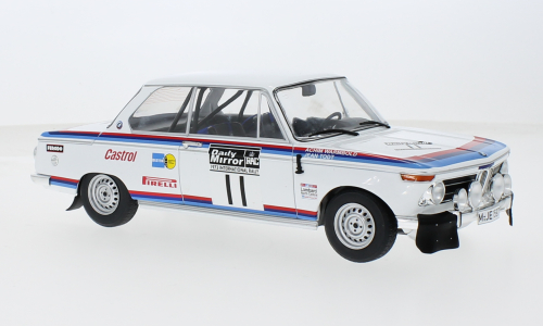 IXO 1:18 Scale Diecast - BMW 2002, Rallye WM, RAC Rally, 1973, #11, A.Warmbold/J.Todt - IXO18RMC164.22