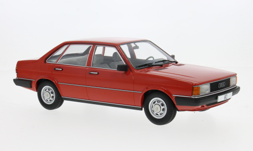 MCG 1:18 Scale Diecast Model Car -  1978 Audi 80 (B2), Red - MCG18526