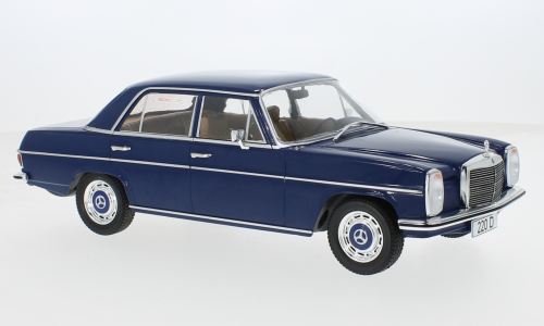 MCG 1:18 Scale Diecast Model Car - 1968 Mercedes 220 D (W115), Blue - MCG18123