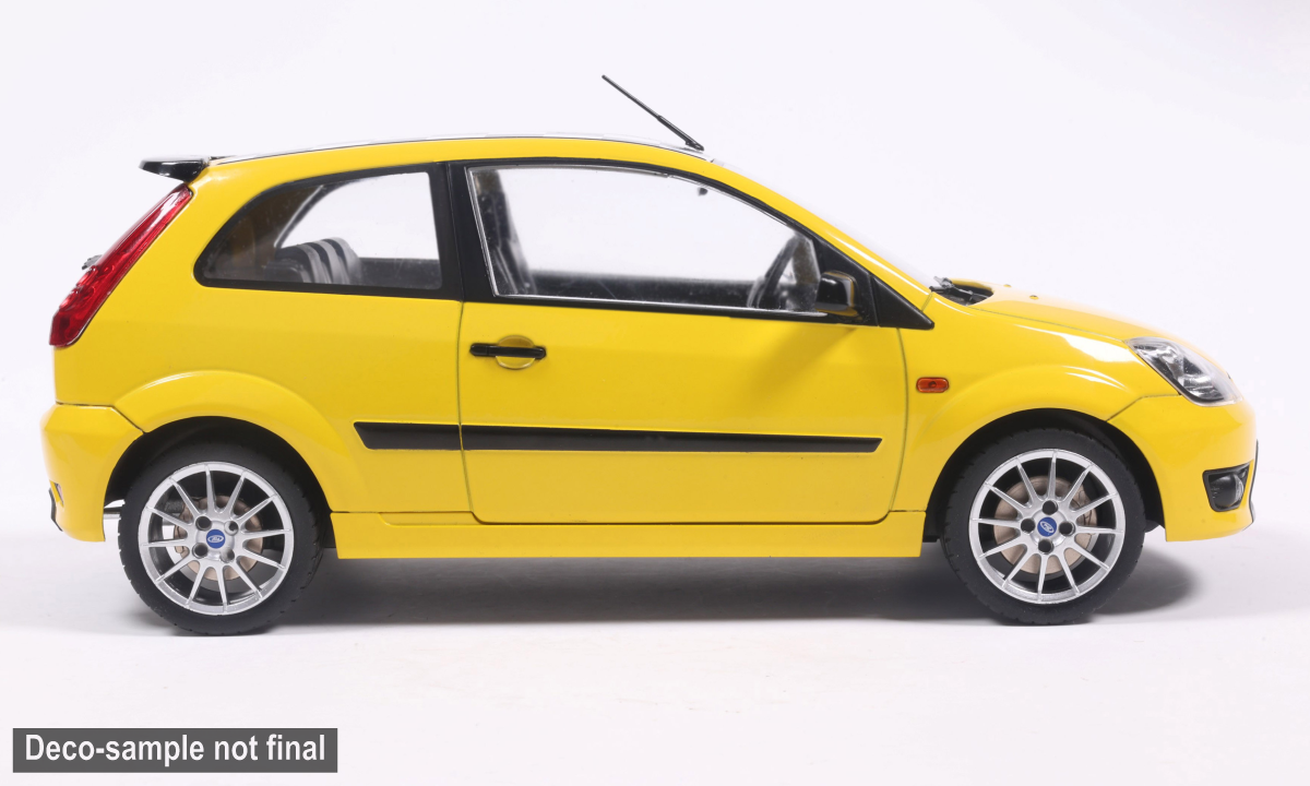 MCG 1:18 Scale Diecast - 2007 Ford Fiesta Mk6 Champ, Yellow - MCG18518