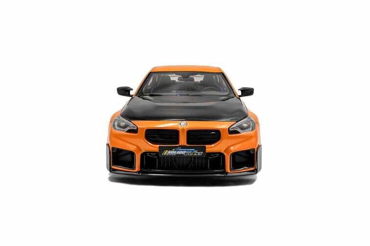 SOLIDO 1:18 Scale - 2024 BMW M2 with Performance Parts, Streetfighter Orange - S1812903
