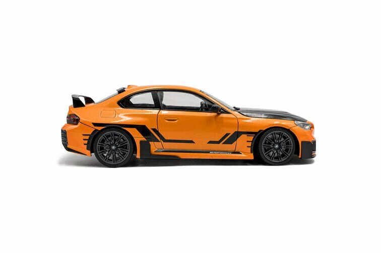 SOLIDO 1:18 Scale - 2024 BMW M2 with Performance Parts, Streetfighter Orange - S1812903