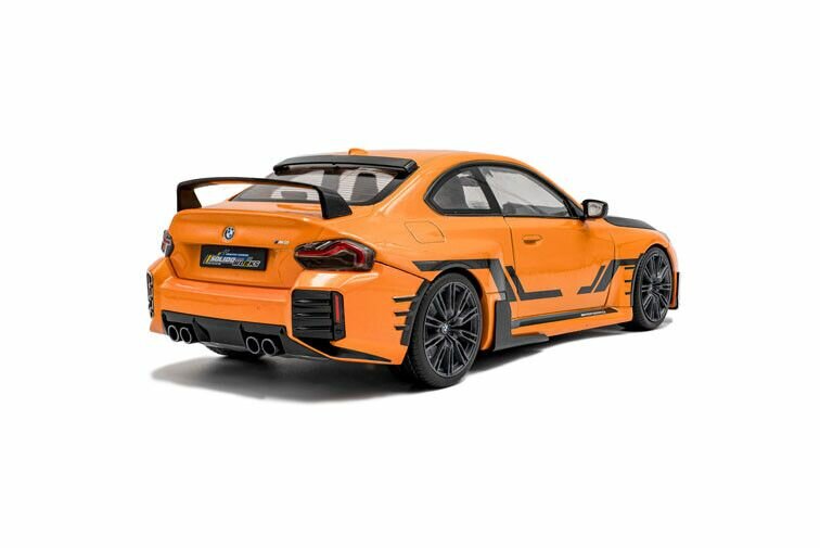 SOLIDO 1:18 Scale - 2024 BMW M2 with Performance Parts, Streetfighter Orange - S1812903