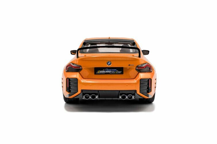 SOLIDO 1:18 Scale - 2024 BMW M2 with Performance Parts, Streetfighter Orange - S1812903