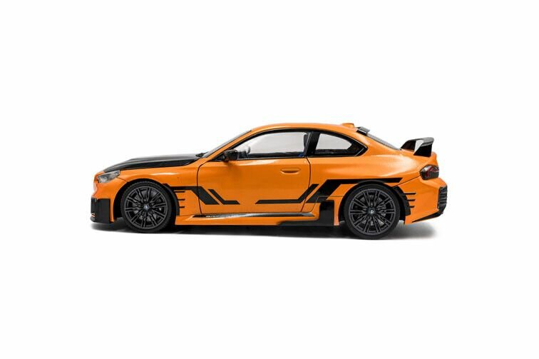 SOLIDO 1:18 Scale - 2024 BMW M2 with Performance Parts, Streetfighter Orange - S1812903
