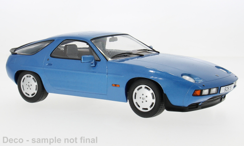 MCG 1:18 Diecast - 1980 Porsche 928 S, Blue - MCG18662