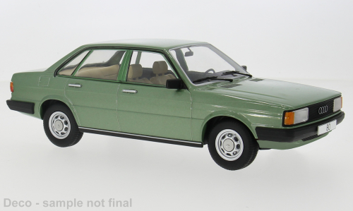 MCG 1:18 Scale Diecast Model Car -  1978 Audi 80 (B2), Green - MCG18525