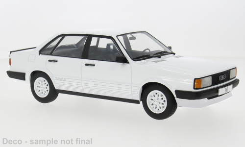 MCG 1:18 Scale Diecast Model Car -  1978 Audi 80 GTE (B2), White - MCG18527
