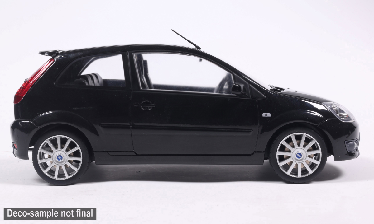 MCG 1:18 Scale Diecast - 2007 Ford Fiesta ST Mk6, Black - MCG18516