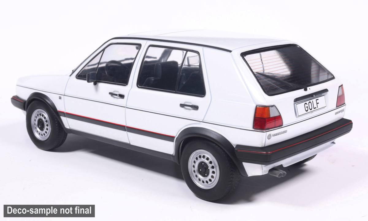 MCG 1:18 Scale Diecast - 1983 VW Golf II GTI, White - MCG18678