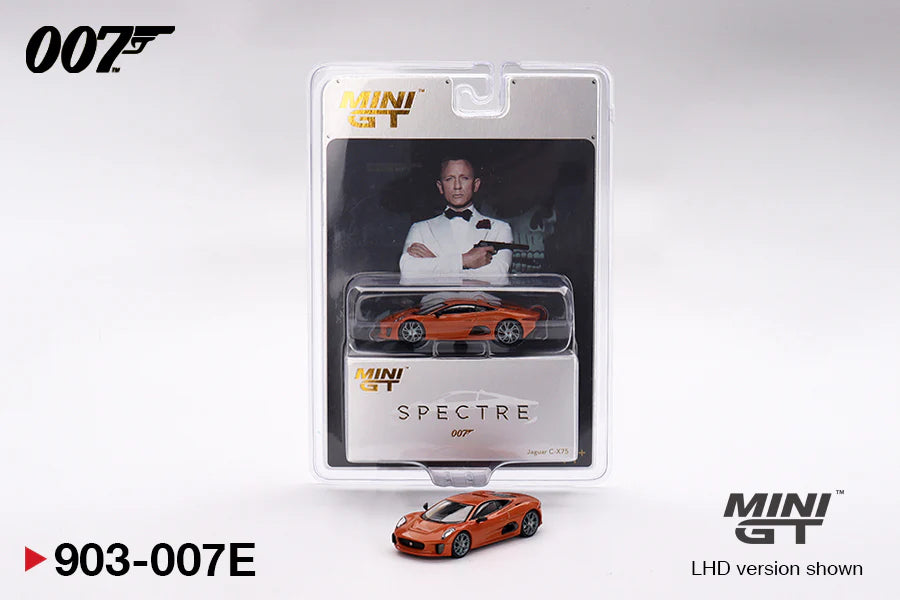 Mini GT 1:64 Jaguar C-X75 James Bond 007 Spectre, English LHD - BLISTER PACKAGING - MGT00903-007E