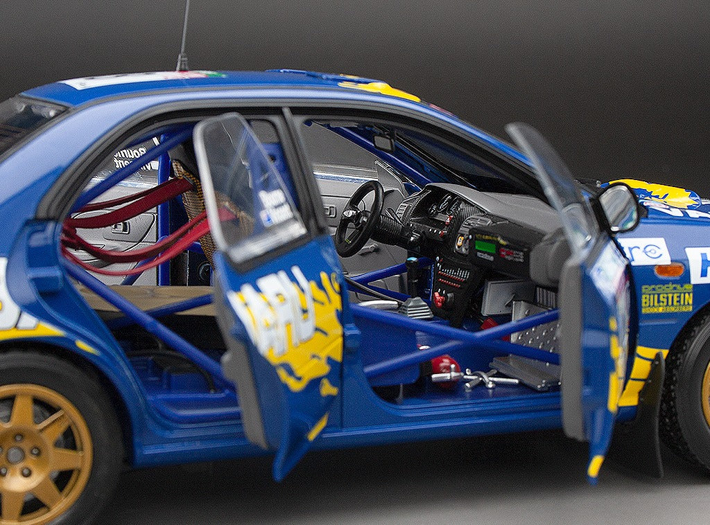 Sunstar 1:18 Subaru Impreza 555 - #8 P.Bourne/C.Vincent - Rally of New Zealand 1997 - 5528