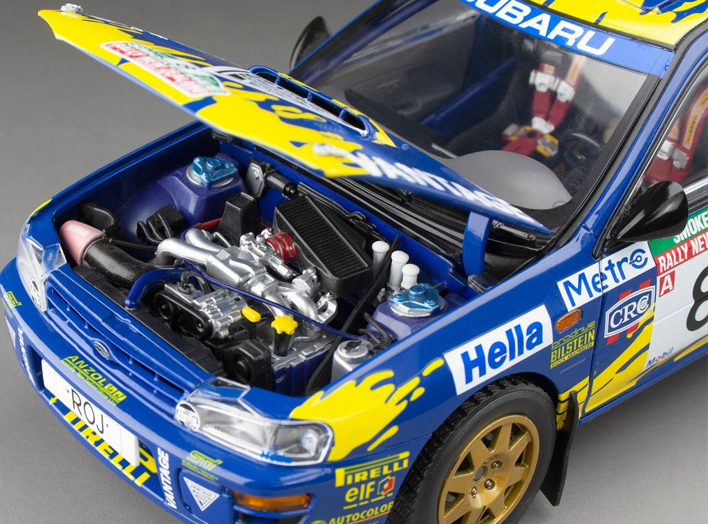 Sunstar 1:18 Subaru Impreza 555 - #8 P.Bourne/C.Vincent - Rally of New Zealand 1997 - 5528