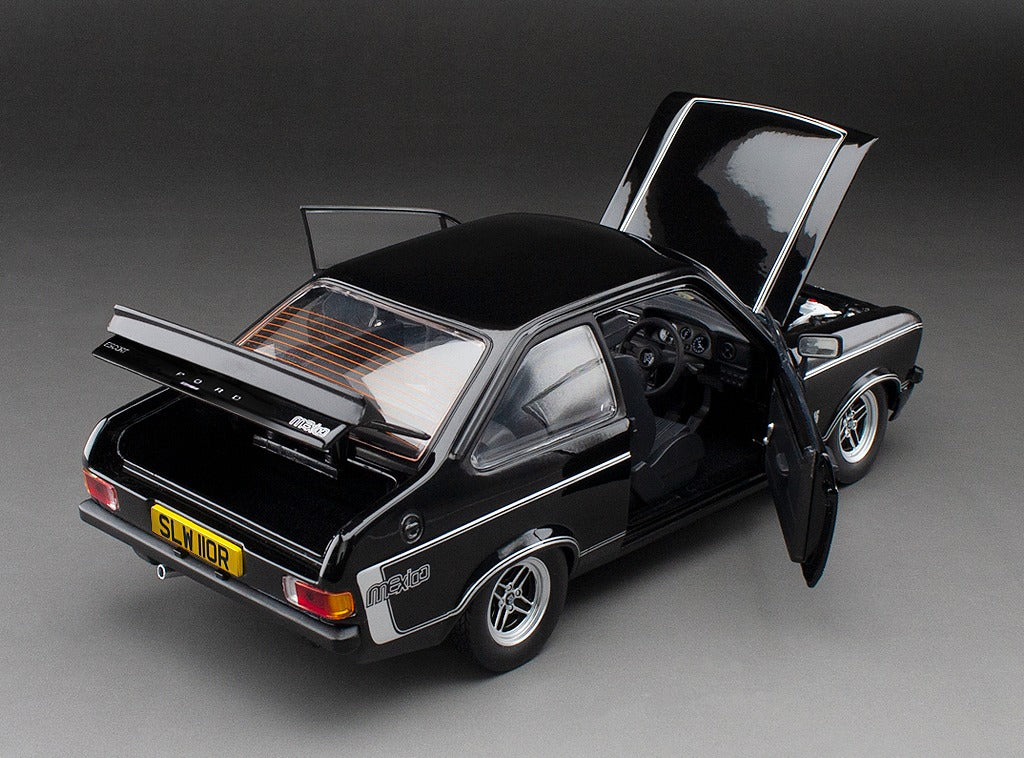 SUNSTAR 1:18 Scale Ford Escort Mk2 Mexico in Black (RHD) - 4634R