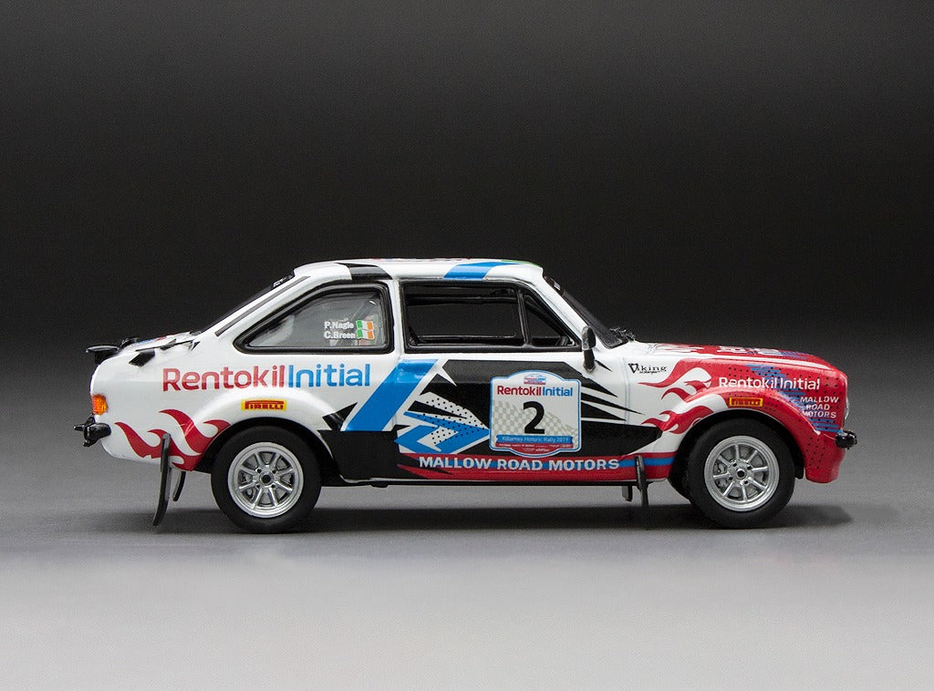 Vitesse 1:43 Ford Escort RS1800 - #2 C.Breen/P.Nagle - 2nd Rentokil Initial Killarney Historic Rally 2019(limited edition 999pcs)